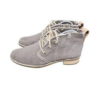 Bussola Shoes Womens Size EU 38 US 7 Sevilla Taupe Brown Lace Up Ankle Boots